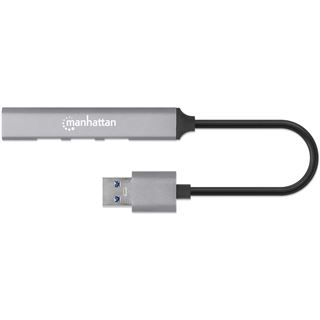 Manhattan 4Port USB-A Hub 3x480Mbit/s 1xGbit/s USB-A Stecker