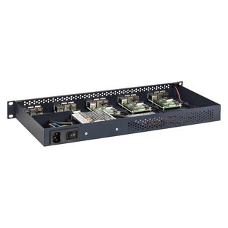 Rackmount.IT Kit with power supply for 5 units Raspberry Pi4