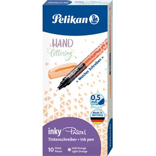 Pelikan Tintenschreiber inky 273 Pastell Orange 10 Stück