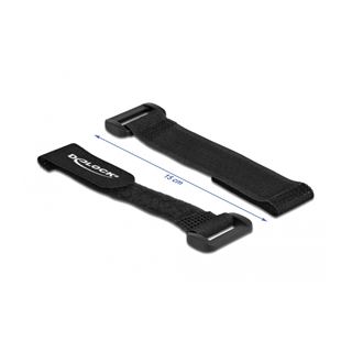 Delock Klett-Kabelbinder mit Schlaufe L 150 x B 20 mm schwarz 5