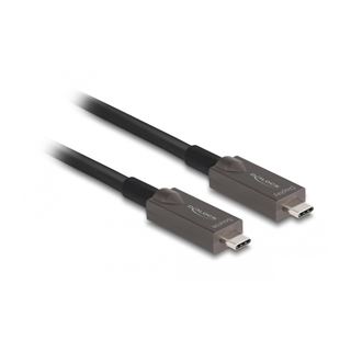 Delock Aktives Optisches USB-C Video + Daten + PD Kabel 5 m