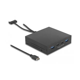 Delock 3.5" USB 3.2 Gen 2 Front Panel 2 x USB Type-C + 2 x USB