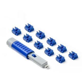 SmartKeeper Basic "RJ45 Port" Blocker 10 Stk.+Key dunkelblau