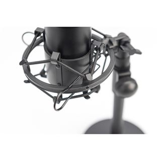 Digitus Mikrofon USB inkl. Halterung 1,5m schwarz