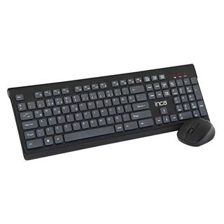 cian technology INCA Tastatur IWS-519 Wireless Set, Multimedia, Slim,