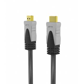 (€1,78*/1m) 5.00m INCA HDMI2.0 Anschlusskabel HDMI-Stecker auf