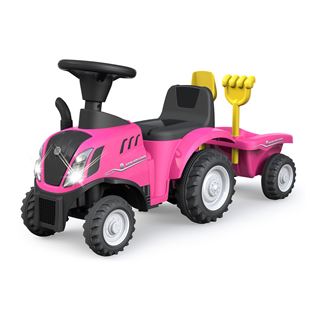 Jamara Rutscher New Holland t7 Traktor pink 1+