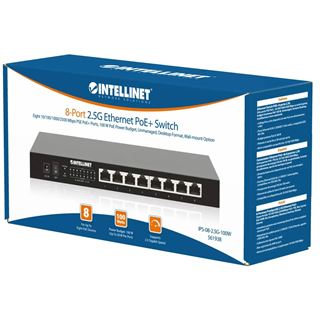 Intellinet 8-Port 2,5G Ethernet PoE+ Switch 100W 8xPSE Ports