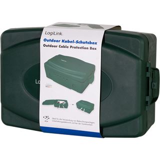 Logilink Kabel-Schutzbox, Outdoor, gr&uuml;n