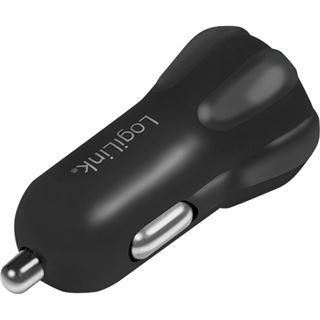 Logilink USB Kfz Ladegerät + Smartphone Halterung im Set