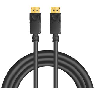 (&euro;2,58*/1m) 5.00m LogiLink Displayport 1.4 Anschlusskabel