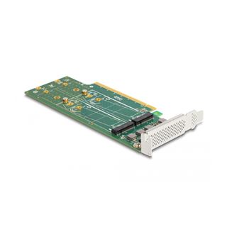 Delock PCI Express 4.0 x16 Karte zu 4 x intern NVMe M.2 Key M 110mm -