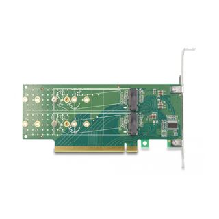Delock PCI Express 4.0 x16 Karte zu 4 x intern NVMe M.2 Key M 110mm -