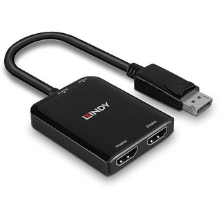 Lindy DisplayPort auf 2 Port HDMI MST Hub