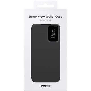 Samsung Smart View Wallet Case f&uuml;r Galaxy A34 5G Black,