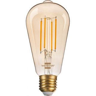 Brennenstuhl Connect WiFi Filament LED Lampe Edison Klar E27