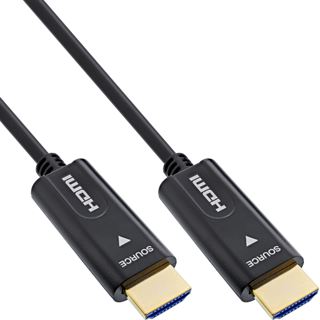 (€1,45*/1m) 20.00m InLine HDMI 2.0b AOC Kabel Ethernet Stecker