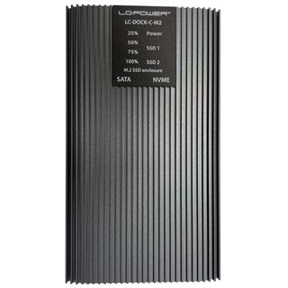 LC-Power LC-DOCK-C-M2 USB3.2 Docking Station NVMe &SATA-M.2 retail