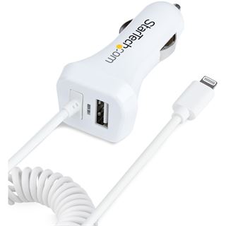 STARTECH LIGHTNING CAR CHARGER 2 PORTS