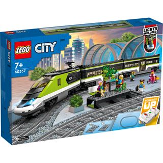 LEGO City 60337 Personen-Schnellzug, Spielzeug-Eisenbahn, Set mit
