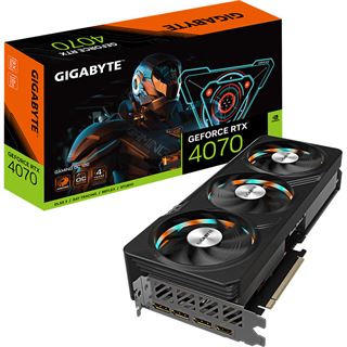 12GB Gigabyte Geforce RTX 4070 Gaming OC Aktiv PCIe 4.0 x16 (Retail)