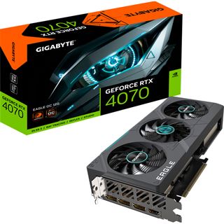 12GB Gigabyte Geforce RTX 4070 Eagle OC Aktiv PCIe 4.0 x16 (Retail)