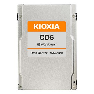 6.4TB KIOXIA SSD CD6-V, 2.5 Zoll, U.3 PCIe 4.0 x4, NVMe KCD61VUL6T40,