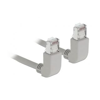0.50m Delock Cat. 6a Netzwerkkabel gewinkelt RJ45 Stecker auf RJ45