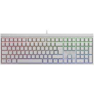 CHERRY MX 2.0 S RGB BROWN USB Deutsch weiß (kabelgebunden)