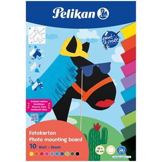 Pelikan Fotokarton Block FOKA, 10 Blatt, 23X33cm, f.s.