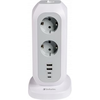 (€17,97*/1m) 2.00m Verbatim Strom Steckdosenleiste Stecker auf