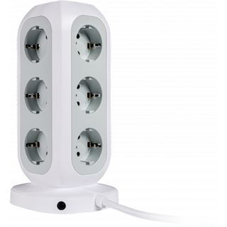(€17,97*/1m) 2.00m Verbatim Strom Steckdosenleiste Stecker auf