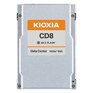 6.4TB KIOXIA SSD CD8-V, 2.5 Zoll, U.2 PCIe 4.0 x4, NVMe KCD81VUG6T40,