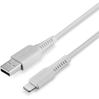 1.00m Lindy USB an Lightning Kabel wei&szlig;