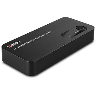 Lindy 2 Port HDMI 8K60 Bidirektionaler Switch