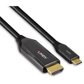 1.00m Lindy USB Typ C an HDMI 8K60 Adapterkabel