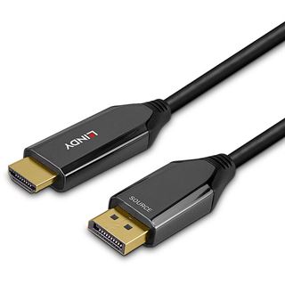 1.00m Lindy DisplayPort an HDMI 8K60 Adapterkabel aktiv