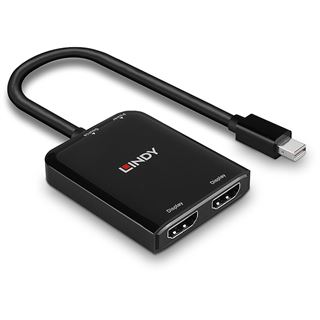 Lindy Mini DisplayPort auf 2 Port HDMI MST Hub