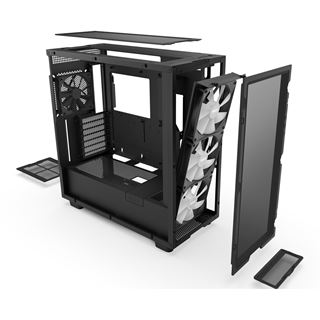 NZXT H7 Flow RGB Midi Tower ohne Netzteil schwarz