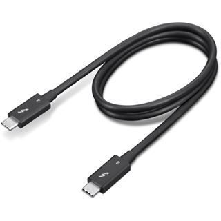 0.70m Lenovo Thunderbolt Anschlusskabel Stecker auf Stecker Schwarz