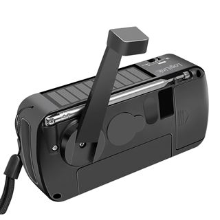 LogiLink Dynamo-Handkurbel-Radio m.Solarpanel&Taschenlampe
