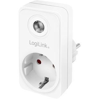 LogiLink Steckdosenadapter mit D&auml;mmerungssensor, 1xCEE 7/3