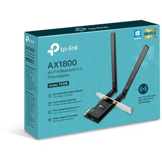 TP-LINK WLAN 1775MBit AX1800 Wi-Fi 6 Bluetooth 5.2 PCIe Adapter