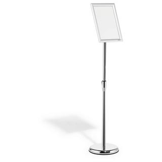Durable Bodenständer INFO Aluminium Klapprahmen A4 silber