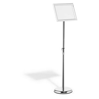 Durable Bodenständer INFO Aluminium Klapprahmen A4 silber
