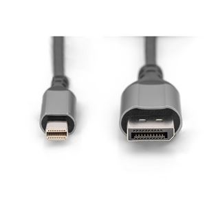 2.00m Digitus DisplayPort Adapterkabel mini DP->DPort St/St
