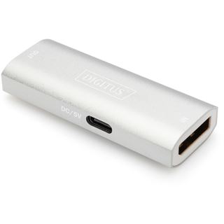 30.00m Digitus DisplayPort-Repeater bis 8K silber