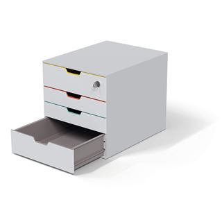 Durable Schubladenbox VARICOLOR Mix 4 F&auml;cher SAFE