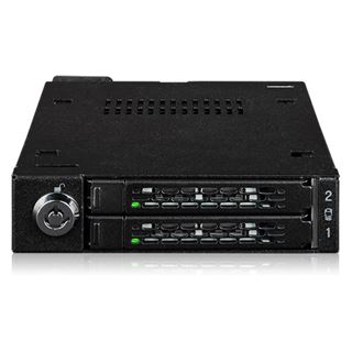 Icy Dock Einbaurahmen 2x6,3cm U.2/U.3 NVMe 3,5" SSD sw