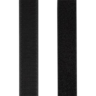 LogiLink Klettband-Set, schwarz, Breite: 25 mm, Rolle, 5m